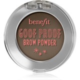 Benefit Goof Proof Brow Powder pudră pentru spr&acirc;ncene culoare 3,5 Neutral Medium Brown 1,9 g