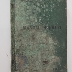 Carte veche 1915 Capitan Virgil Badulescu Manual de jocuri