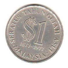 SV * Malaysia 1 DOLLAR / RINGGIT 1977 AUNC foto