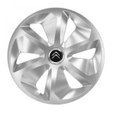 Set 4 Capace Roti Roco Gri R15, pentru Citroen