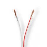 Cablu difuzor 2x 2.50mm CCA alb Nedis CAGW2500WT1000