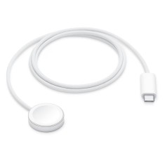 Cablu de incarcare pentru Apple Watch, Magnetic, Fast Charger, USB-C, 1m, Alb