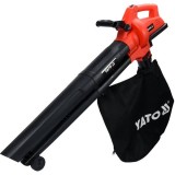 Yato YT-85175 - Suflanta de gradina fara acumulatori si incarcator Li-Ion 18 V - Ah 480 m3/h turatie reglabila