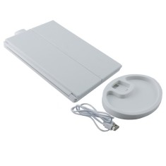 Oglinda cosmetica extensibila, 22 led-uri, zoom 2x 3x, buton touch, usb, alb MultiMark GlobalProd foto