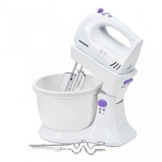 Mixer cu bol rotativ Heinner Ultraviolet HMB-350UV 300W 2.5 litri Alb foto