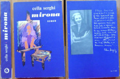 Cella Serghi , Mirona , 1972 , 2 autografe consistente catre Zaharia Stancu foto