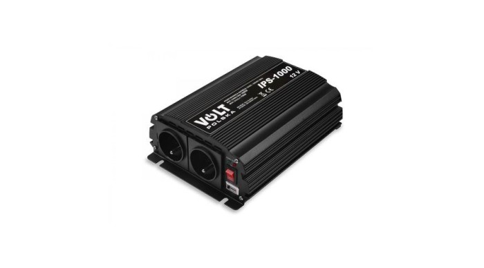 Volt Polska Car Inverter Convertor de tensiune de la 12V la 230V (amplificator de tensiune) 700/1000W