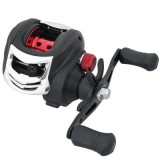 Mulineta baitcasting Lure Fishing, left handle, dreptaci, neagra