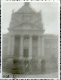 YIMR01829 romania arad palatul cultural haine vintage moda fashion foto 6x8,5 cm