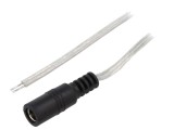 Cablu DC 5,5/2,1 Transparent 3m