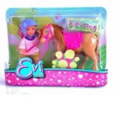 Set Papusica Evi cu Calut Maro Deschis