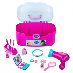 Caseta accesorii salon Frozen, 14 piese, 3 ani+ foto