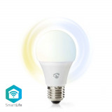 Bec LED Smart WiFi Nedis, E27, 9W, 806lm, 2700K-6500K