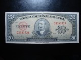 CUBA 20 PESOS 1949 SUPERBA