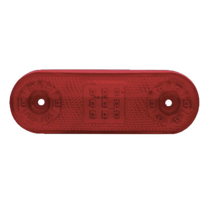 Lampa laterala cu led 12v-24v , lumina rosie