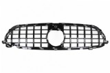 Grila Centrala Mercedes E-Class Facelift W213 S213 C238 A238 Sport Line (2020-2023) GT-R Panamericana Design Negru Performance AutoTuning