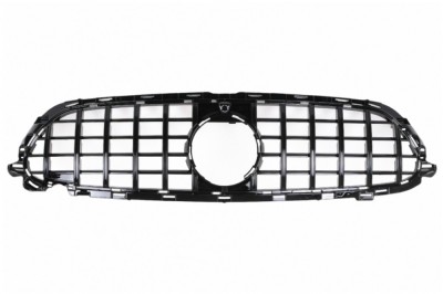 Grila Centrala Mercedes E-Class Facelift W213 S213 C238 A238 Sport Line (2020-2023) GT-R Panamericana Design Negru Performance AutoTuning foto