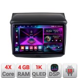 Navigatie Mitsubishi L200 2006-2014 A-094 4+64 InCell Display 1K Android Waze USB Navigatie Internet Youtube Radio