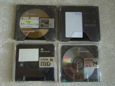 Lot 4 Minidisc-uri TDK Folosite - 5 foto