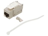 Modul RJ45 Cat 6 Argintiu Goobay 90863 - Soclu 8p8c Temperatura -20&divide;85&deg;C