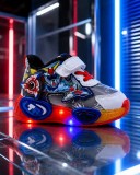 Cumpara ieftin Pantofi sport cu lumini LED, Model Robo, Multicolor (Marime Disponibila: