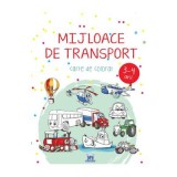 Mijloace de transport. Carte de colorat 3-4 ani