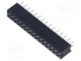 Conector SAMTEC şiruri pini soclu tată PIN 30 drept 2,54mm THT 2x15