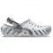 Saboti Crocs Classic Echo Marbled Clog Alb - Moonlight/Multi