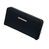 Portofel Dama Piele Ecologica Exclusivo Bags EXB-5013 Negru 20x11 cm Elegant