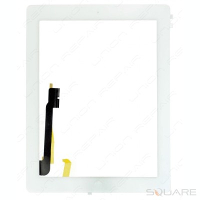 Touchscreen iPad 3, iPad 4, White foto