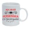 Cana alba personalizata Asa arata o pensionara, INOVATIX&reg;. 330 ml