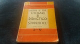 Cumpara ieftin CULEGERE DE TEXTE LITERARE SI DIDACTICO STIINTIFICE PENTRU CLASELE I V 1971