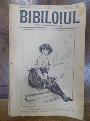 Bibiloiul, Revista Umoristica Anul I, Nr. 28, 27 Noembrie 1905 foto