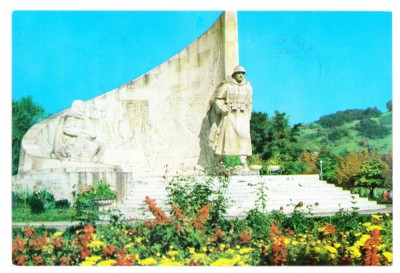 AMS - ILUSTRATA 010 BAIA MARE - MONUMENTUL OSTASULUI ROMAN 1977 RSR, CIRCULATA foto