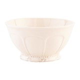 Cumpara ieftin Set 4 boluri ceramica bej 14x7 cm