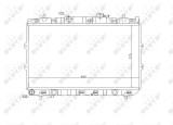 NRF 53819 Radiator, racire motor