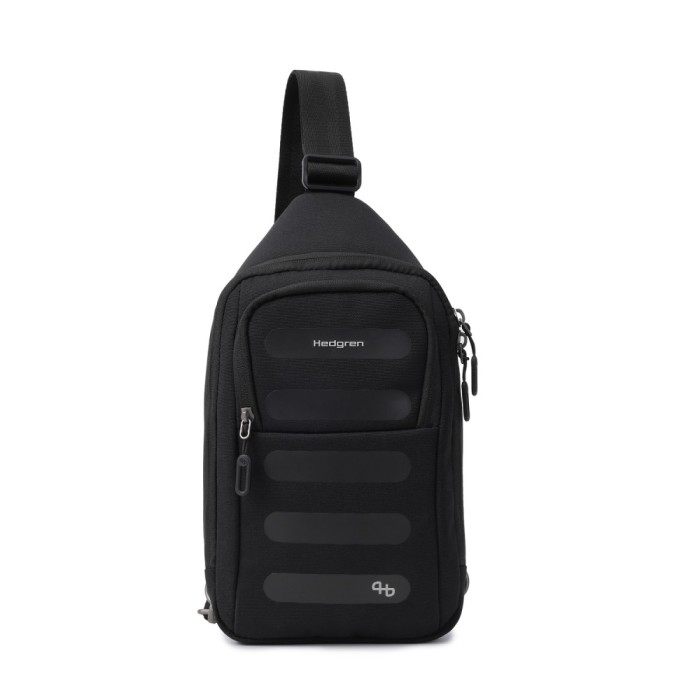 Geanta Casual Hedgren Sling Negru 33x6.5x18cm 100% Poliester RPET