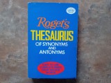 ROGET'S THESAURUS OF SYNONYMS AND ANTONYMS de PETER MARK ROGET, 1988