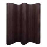 Gossi paravan de camera din bambus, maro inchis, 250 x 165 cm