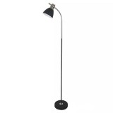 Lampadar 1540mm Soclu E27 - Negru/crom, Oem