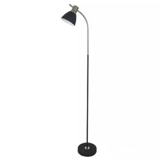 LAMPADAR 1540MM SOCLU E27 - NEGRU/CROM foto