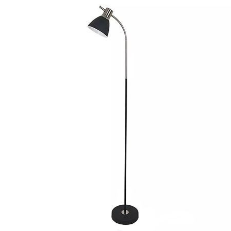 Lampadar 1540mm soclu E27 - negru/crom