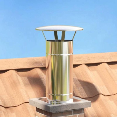vidaXL Extensie pentru șemineu Argintiu 35 x 35 x 65 cm 42008446 foto