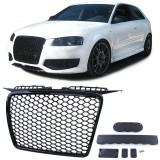 Grila sport Audi A3 8P (05 - 08) RS Style negru lucios NOU