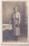 Bnk foto - Portret de femeie - Foto G I Hansa Ramnicu Sarat, Romania 1900 - 1950, Sepia, Portrete