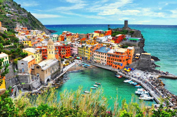 Fototapet autocolant Cinque Terre, 200 x 150 cm