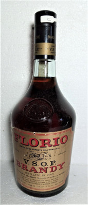 RARITATE BRANDY FLORIO (C) VSOP. DISTILLATO DI VINO CC 750 GR 40 ANII 1960/70 foto