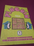 REVISTA REBUS PINGUIN 1 / 1984 NOU NICI UN REBUS CPMPLETAT