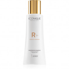 ICONIQUE Professional R+ Keratin repair Nourishing shampoo șampon reparator cu keratină pentru păr uscat și deteriorat 100 ml