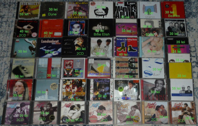 CD ZZ Top,Kuschel Rock,Roxette,Prince,Michael Jackson,Moby,Garbage,DJ Bobo,Bjork foto